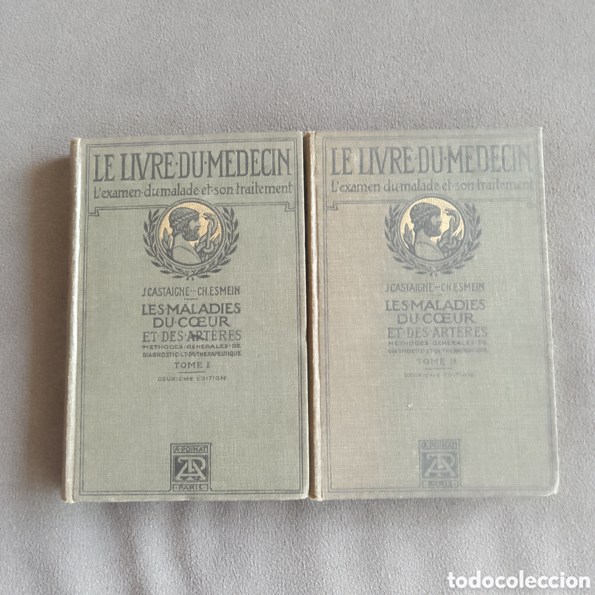 Libros antiguos: LIBRO ANTIGUO 1921 MEDICINA EN DOS TOMOS EN FRANC&Eacute;S LES MALADIES DU COEUR ET DES ARTERIES