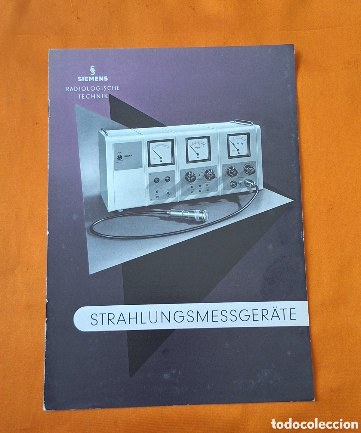 Libros antiguos: Antiguo Cat&aacute;logo Aparato Radiolog&iacute;a Siemens