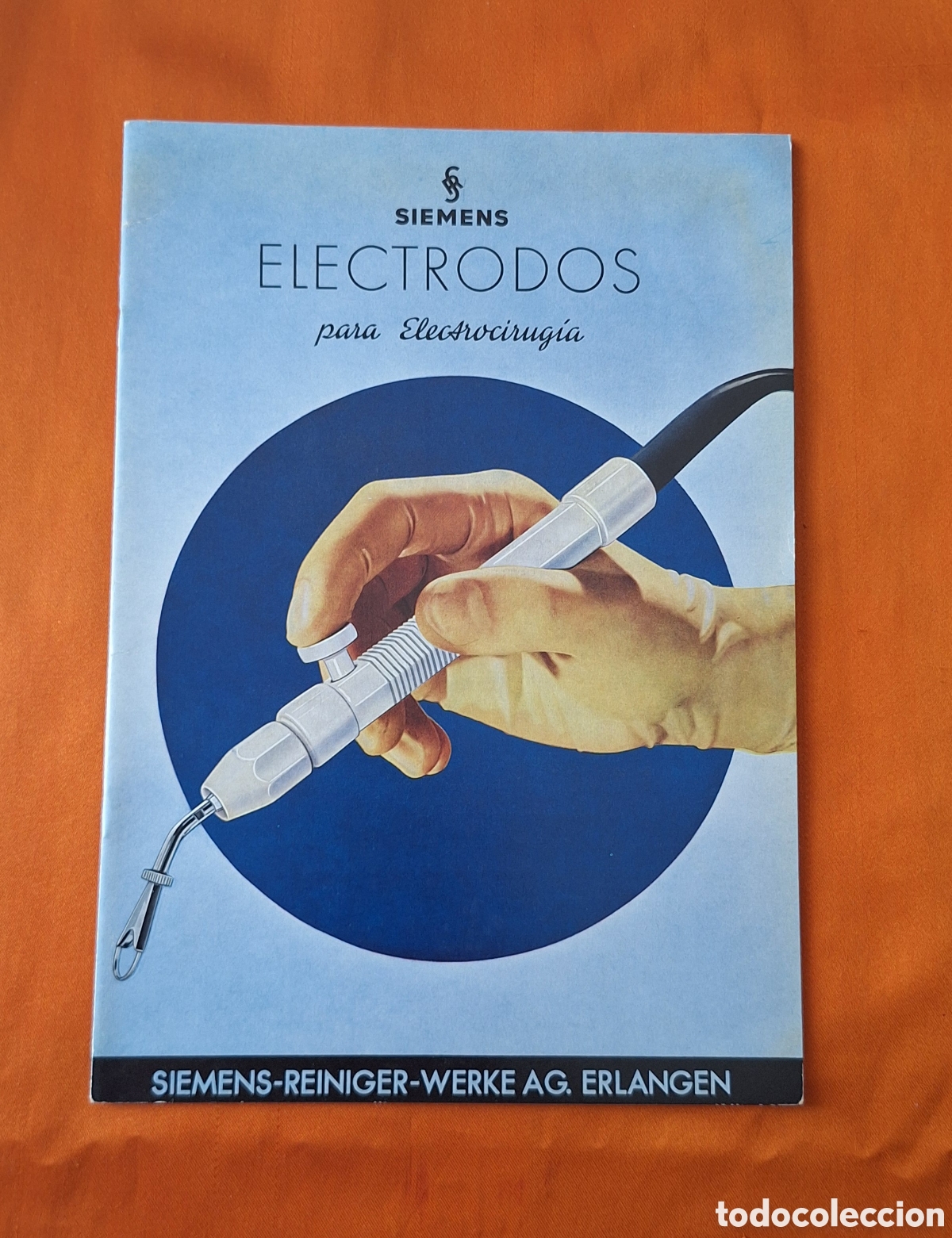 Libros antiguos: Antiguo Cat&aacute;logo Electrodos Para Electrocirug&iacute;a Siemens
