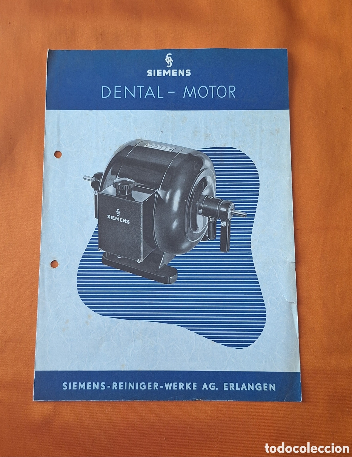 Libros antiguos: Antigua Publicidad Motor Dental - Dentista - Siemens -