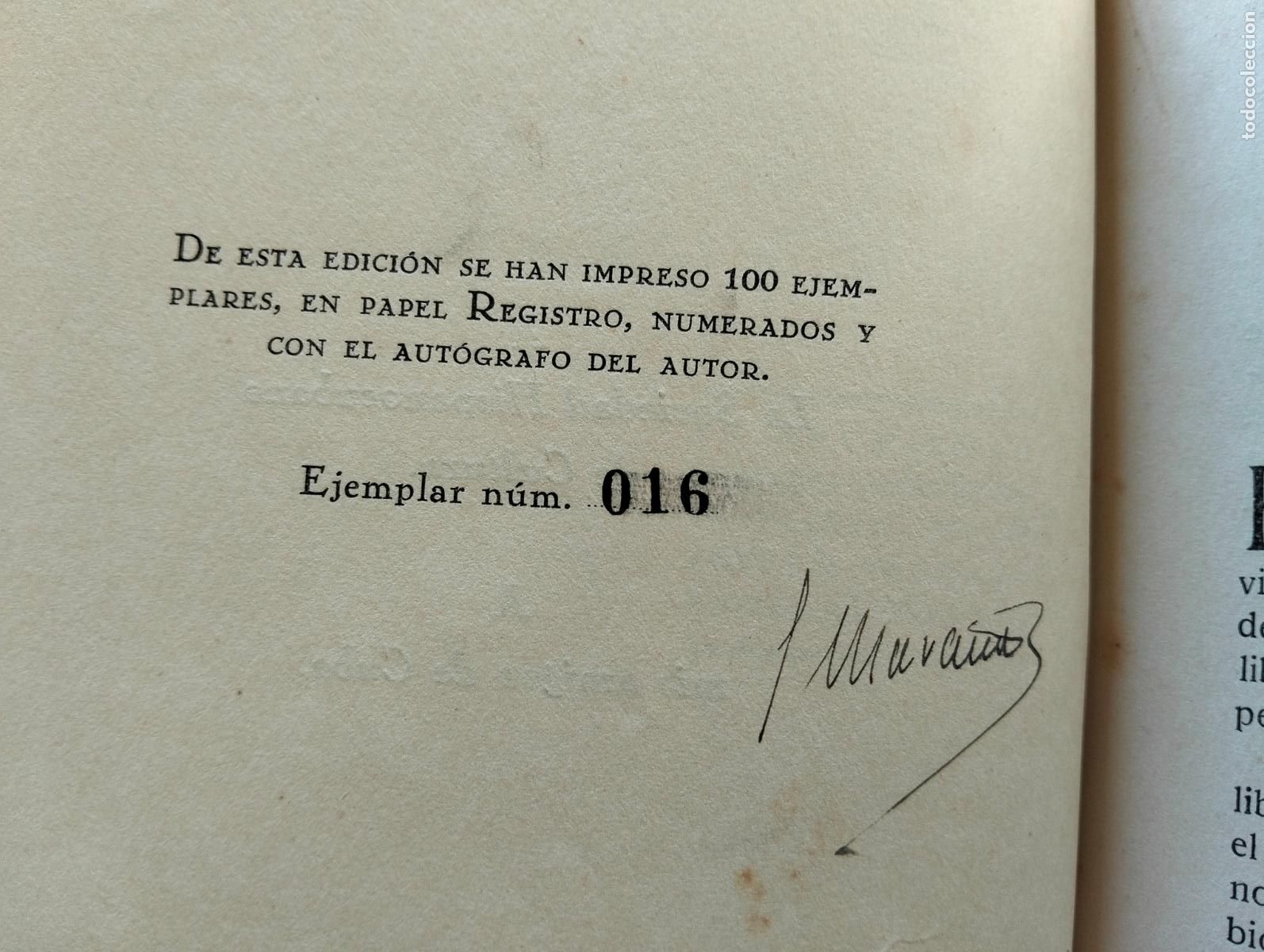 Libros antiguos: Gregorio Mara&ntilde;on. Rara edicion Numerada 100ej. Evolucion Sexual, Estados Intersexuales, 1930 L55
