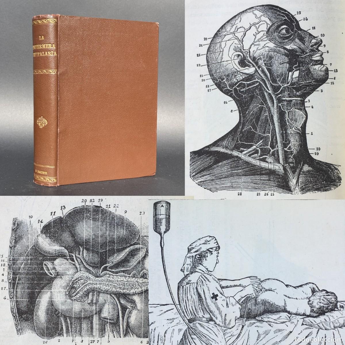 Libros antiguos: A&ntilde;o 1931 - Manual de la enfermera hospitalaria - Enfermera - Medicina - Hospital - Cruz Roja