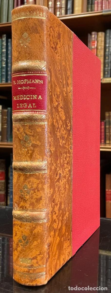 Libros antiguos: Elementos de Medicina Legal y Toxicolog&iacute;a. E. Hofmann