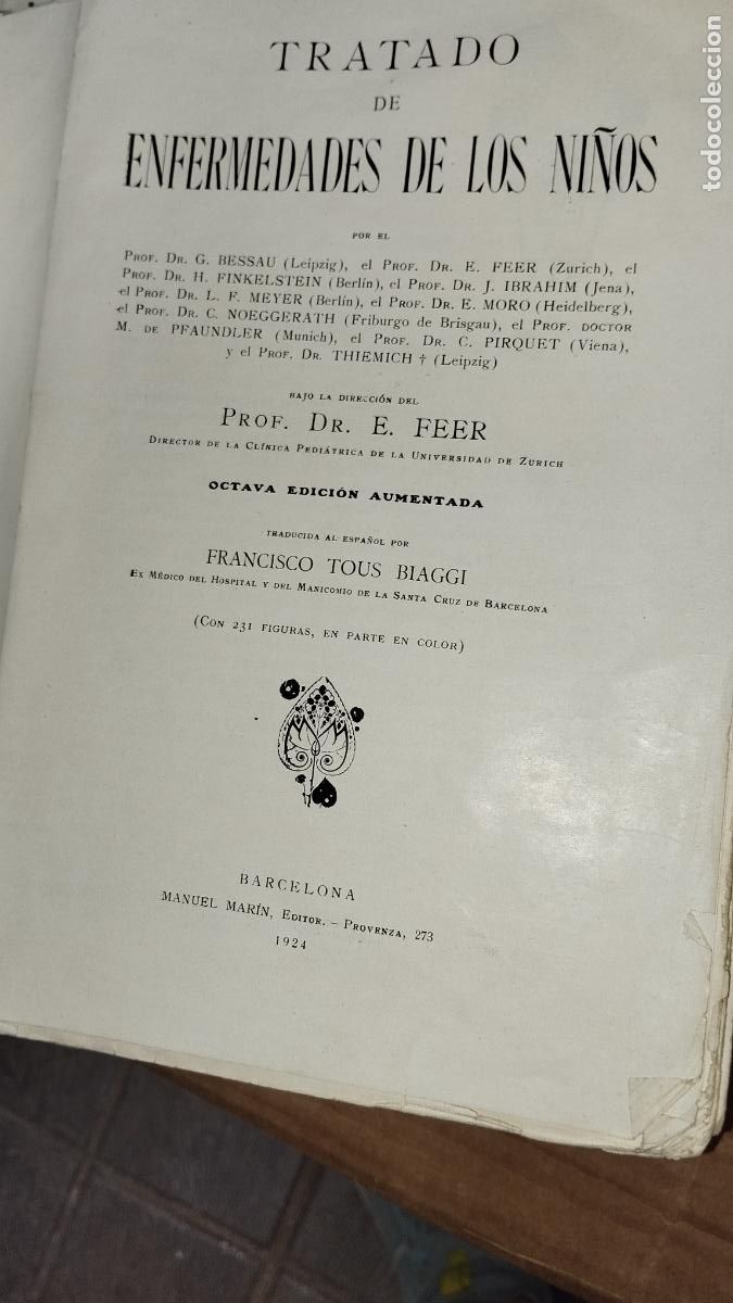 Libros antiguos: LIBROS FARMACIA MEDICINA TRATADO DE ENFERMEDADES DE LOS NI&Ntilde;OS