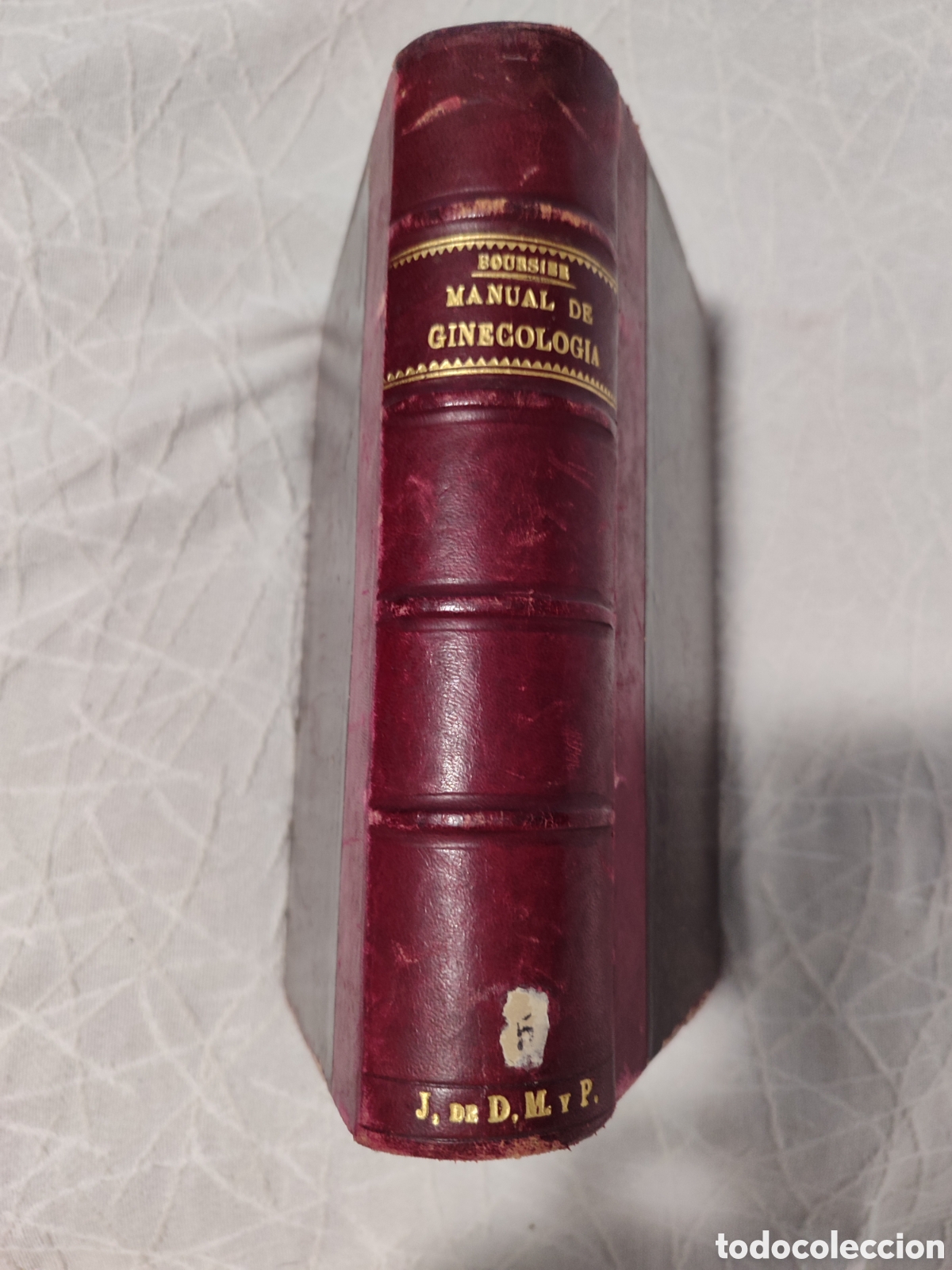 Libri antichi: MANUAL DE GINECOLOG&Iacute;A. Boursier. 1900
