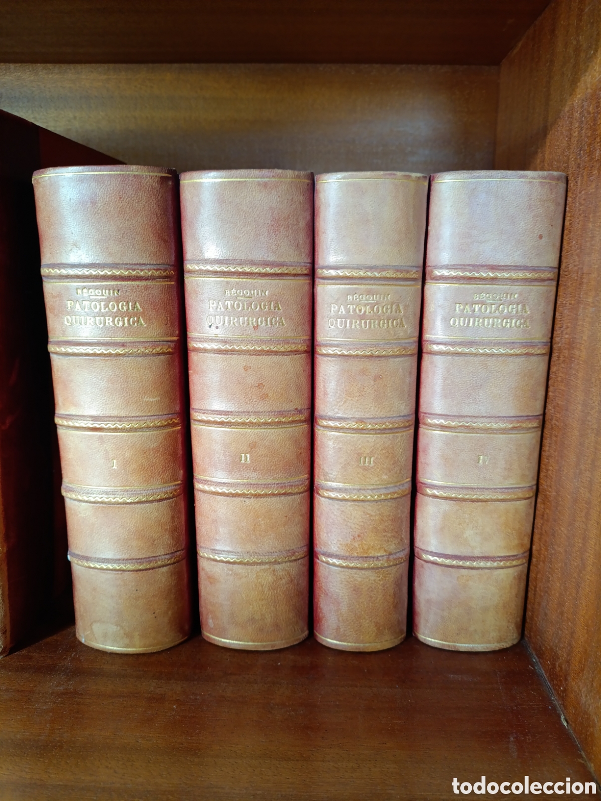 Libros antiguos: Tratado de Patalog&iacute;a Ouir&iacute;rgiga I, II, III & IV (B&eacute;gouin)