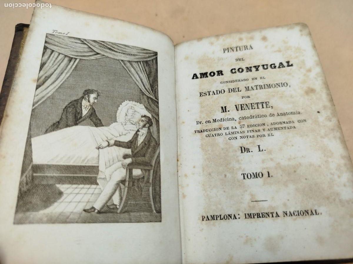 Libros antiguos: PINTURA DEL AMOR CONYUGAL VANETTE 1839 ILUSTRADO