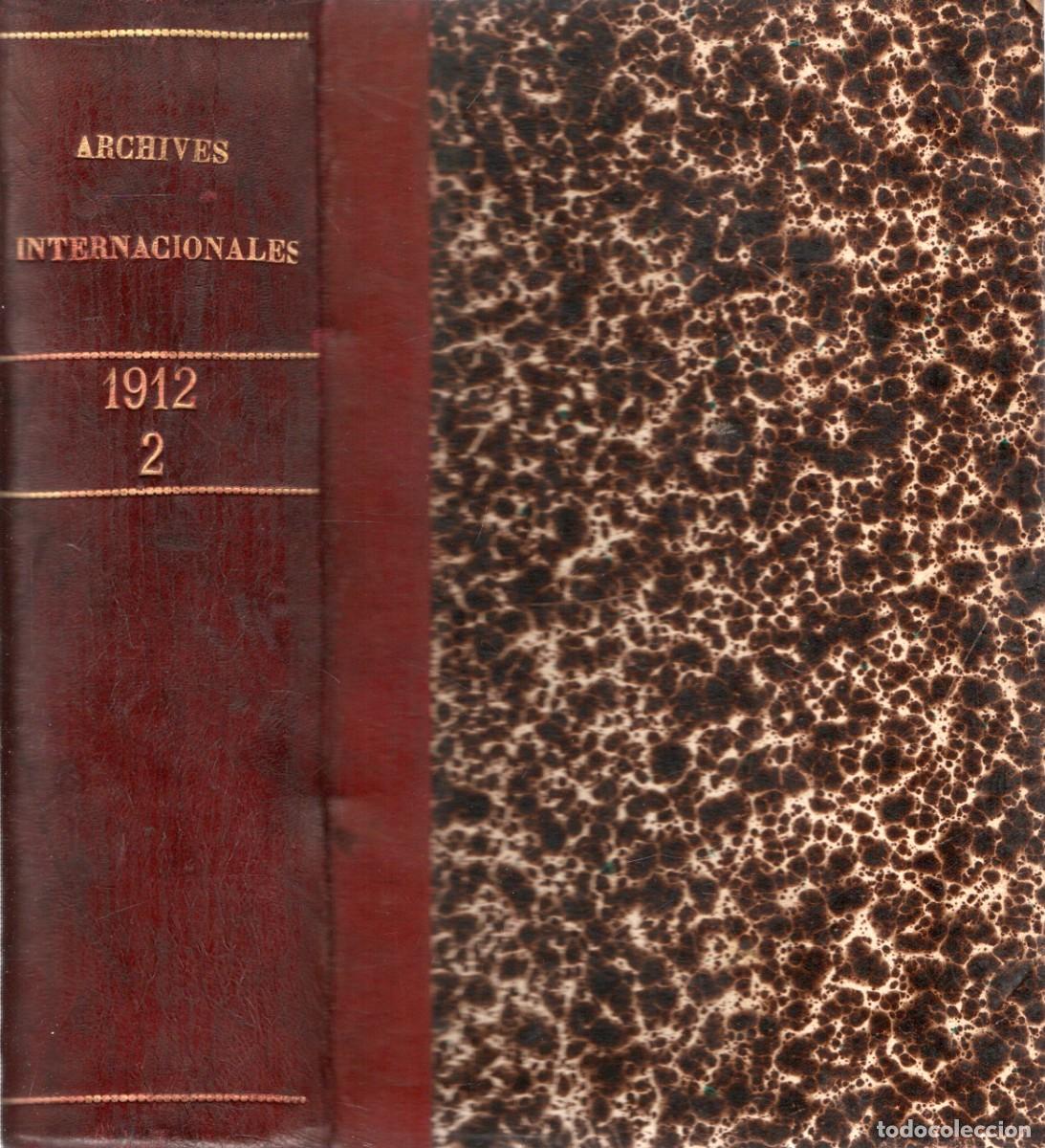 Libros antiguos: ARCHIVES INTERNATIONALES DE LARYNGOLOGIE, D&acute;OTOLOGIE ET DE RHINOLOGIE VV.AA. A-MEDI-1371