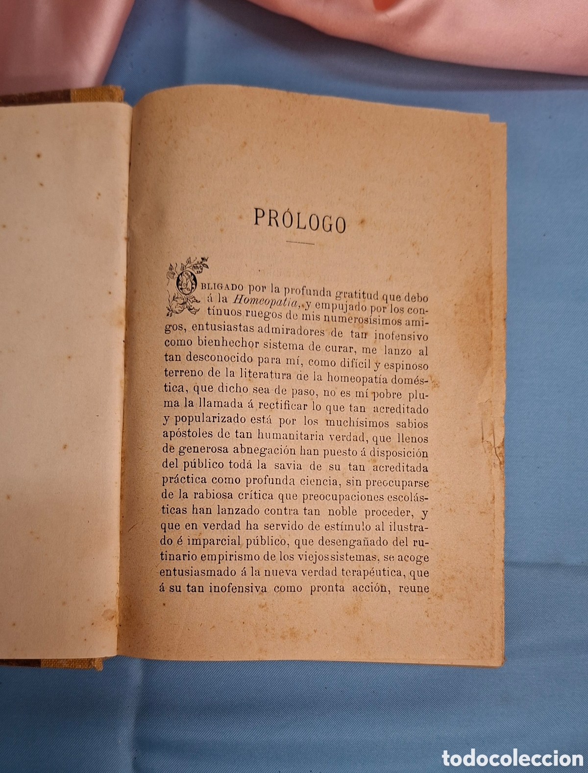 Old books: Libro antiguo de Homeopat&iacute;a &mdash; 1891
