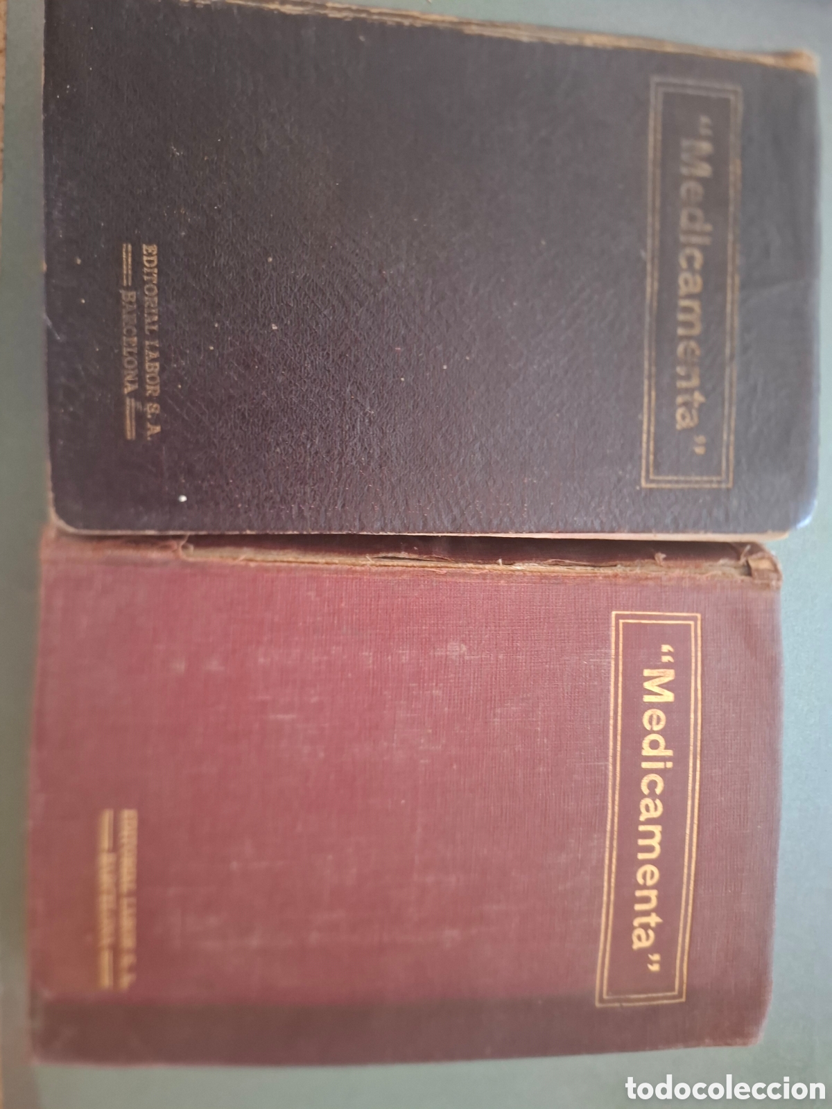 Libros antiguos: Medicamenta - Guia para farmace&uacute;ticos, m&eacute;dicos y veterinarios - E.Soler- 2 tomos-1921 y 26