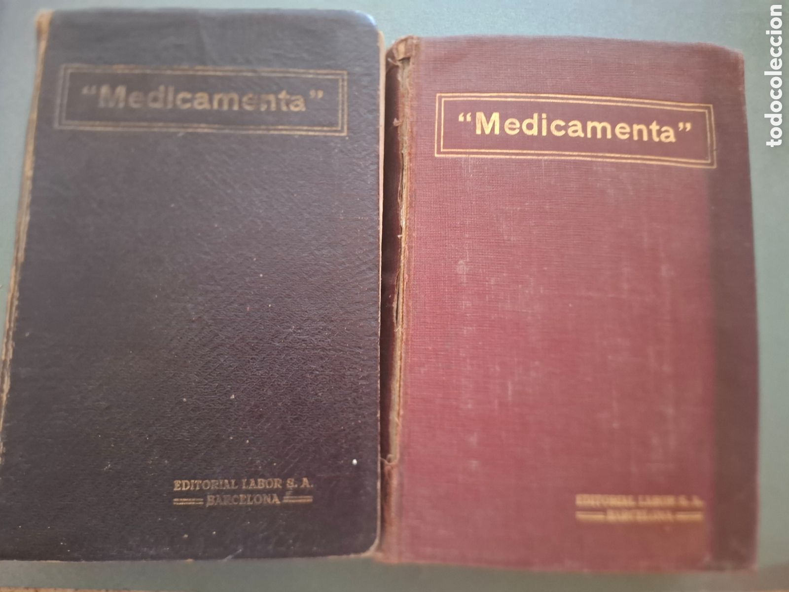 Livres anciens: Medicamenta - Guia para farmace&uacute;ticos, m&eacute;dicos y veterinarios - E.Soler- 2 tomos-1921 y 26