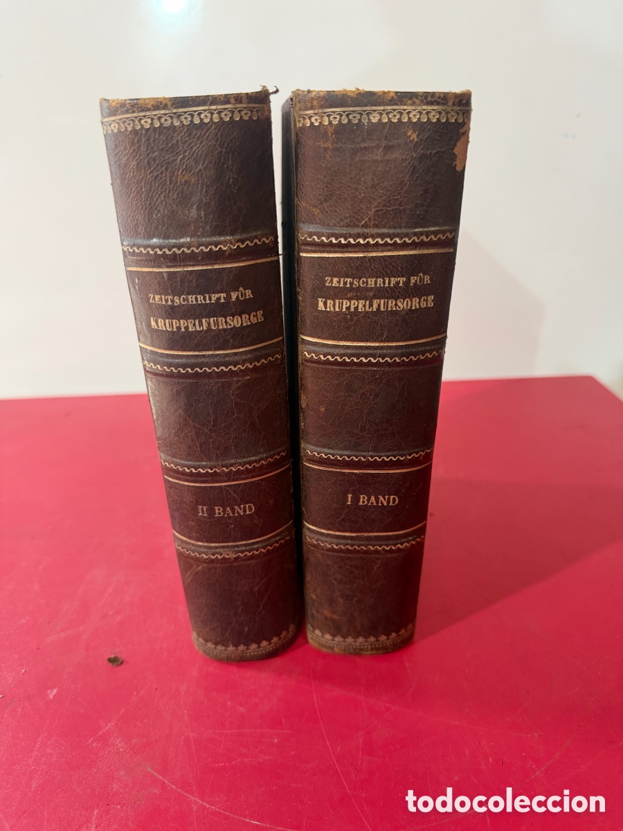 Libros antiguos: Libros m&eacute;dica alemana &rdquo;Zeitschrift f&uuml;r Kr&uuml;ppelf&uuml;r