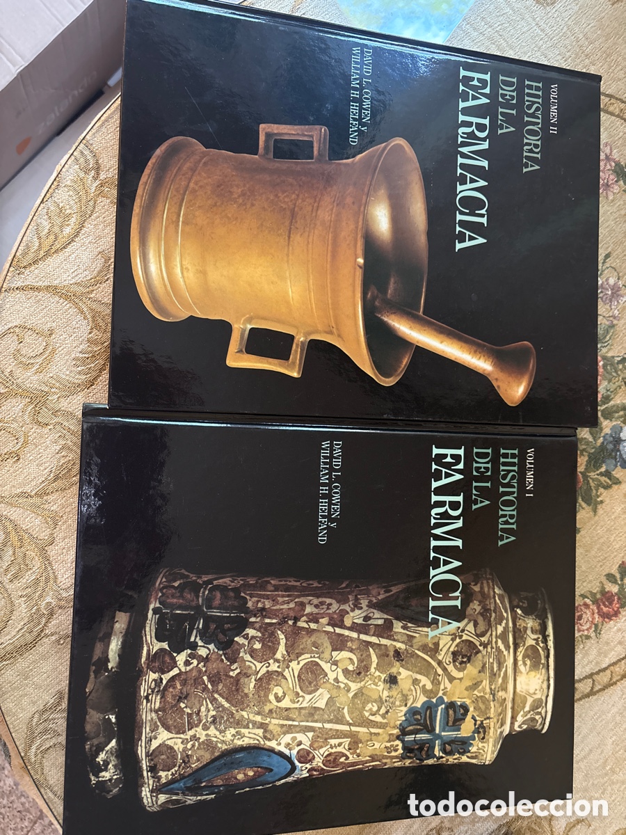 Libros antiguos: Historia de la Farmacia &ndash; David L. Cowen y William H. Helfand (2 tomos completos)