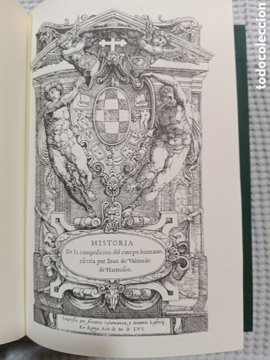 Libros antiguos: Historia de la composici&oacute;n del cuerpo humano