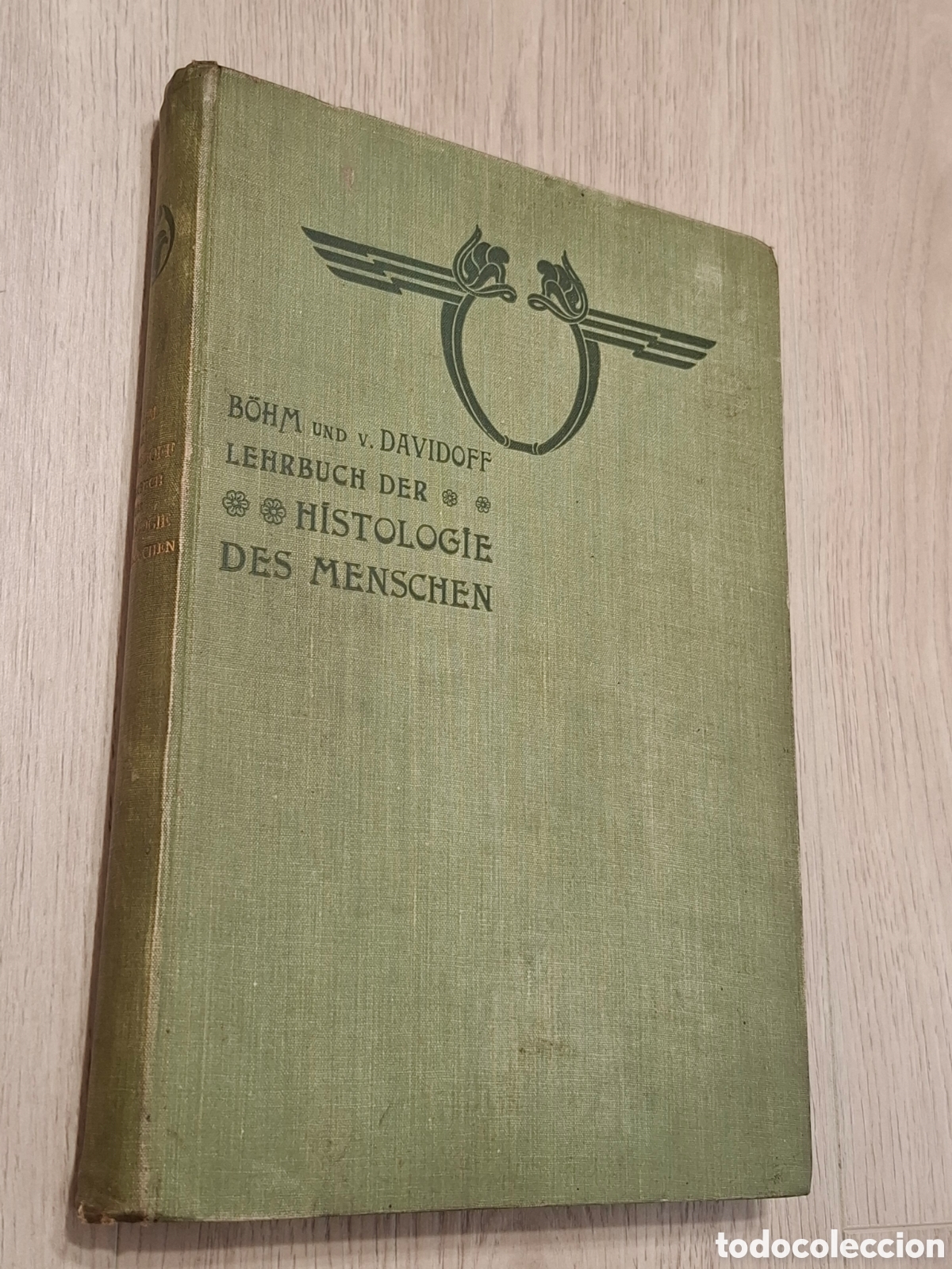 Libros antiguos: Lehrbuch der Histologie des Menschen, B&ouml;hm y Davidoff, 1903 Histolog&iacute;a, medicina