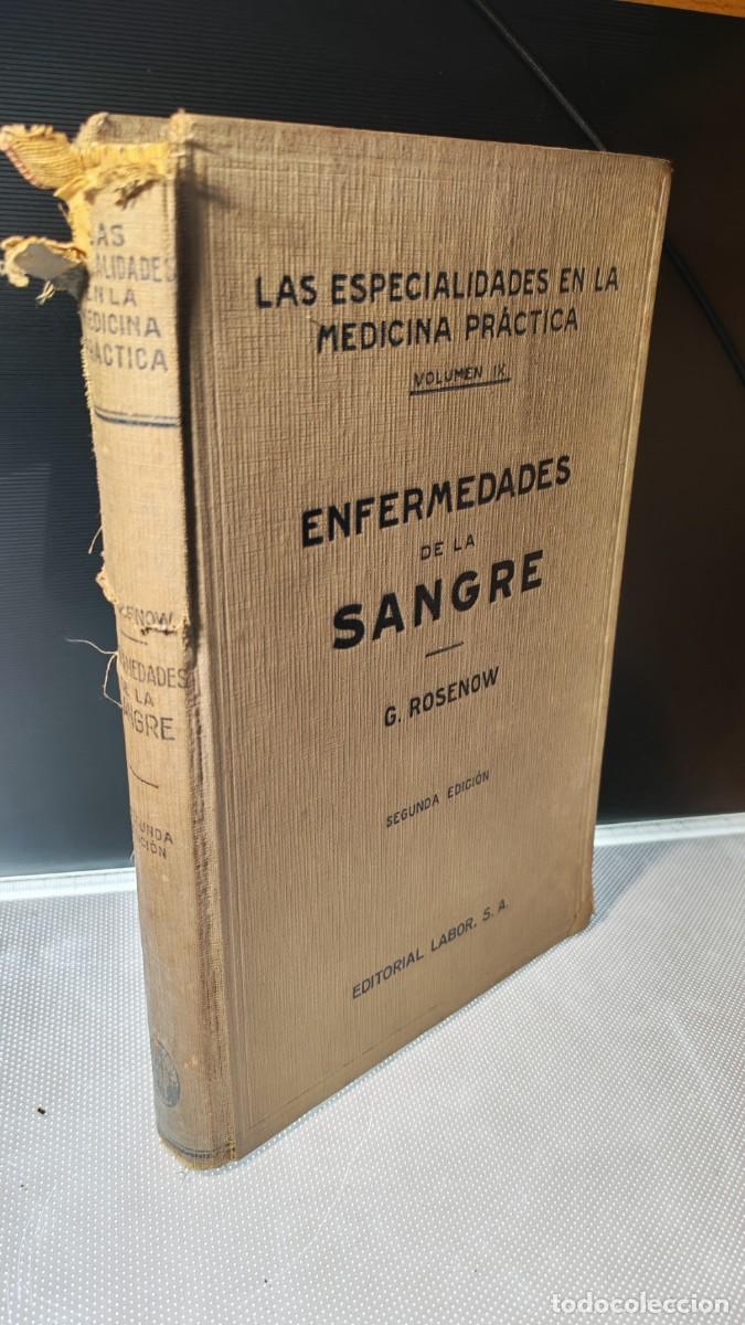 Libros antiguos: &rdquo;Enfermedades de la sangre&rdquo;. G. Rosenow.