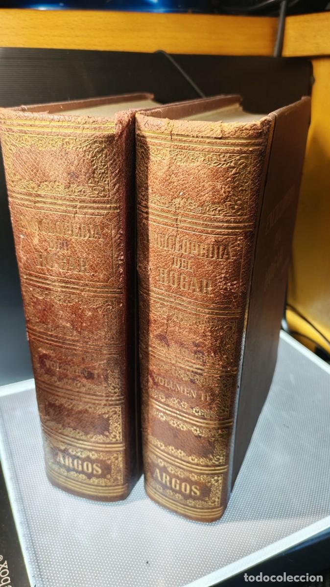 Libros antiguos: Enciclopedia del Hogar (Volumenes I y II). 1950.