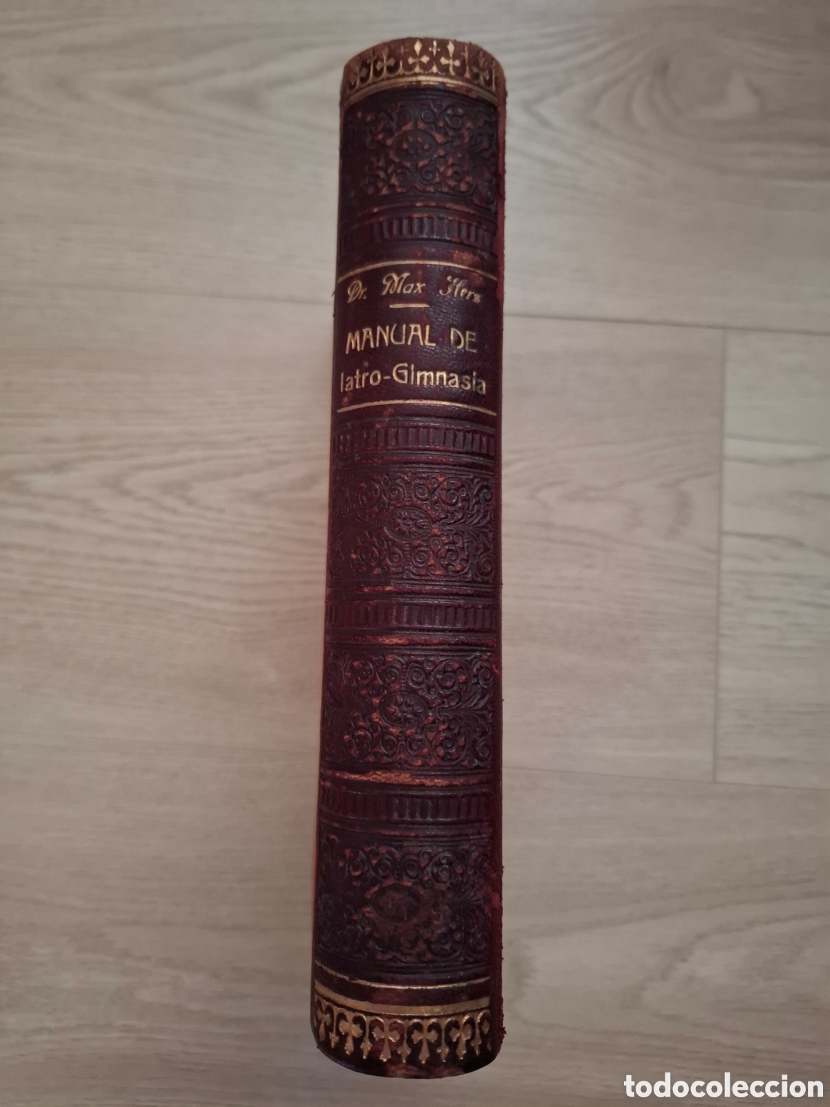 Libros antiguos: Manual de iatro-gimnasia, Dr. Max Herz, con 209 grabados, 1907