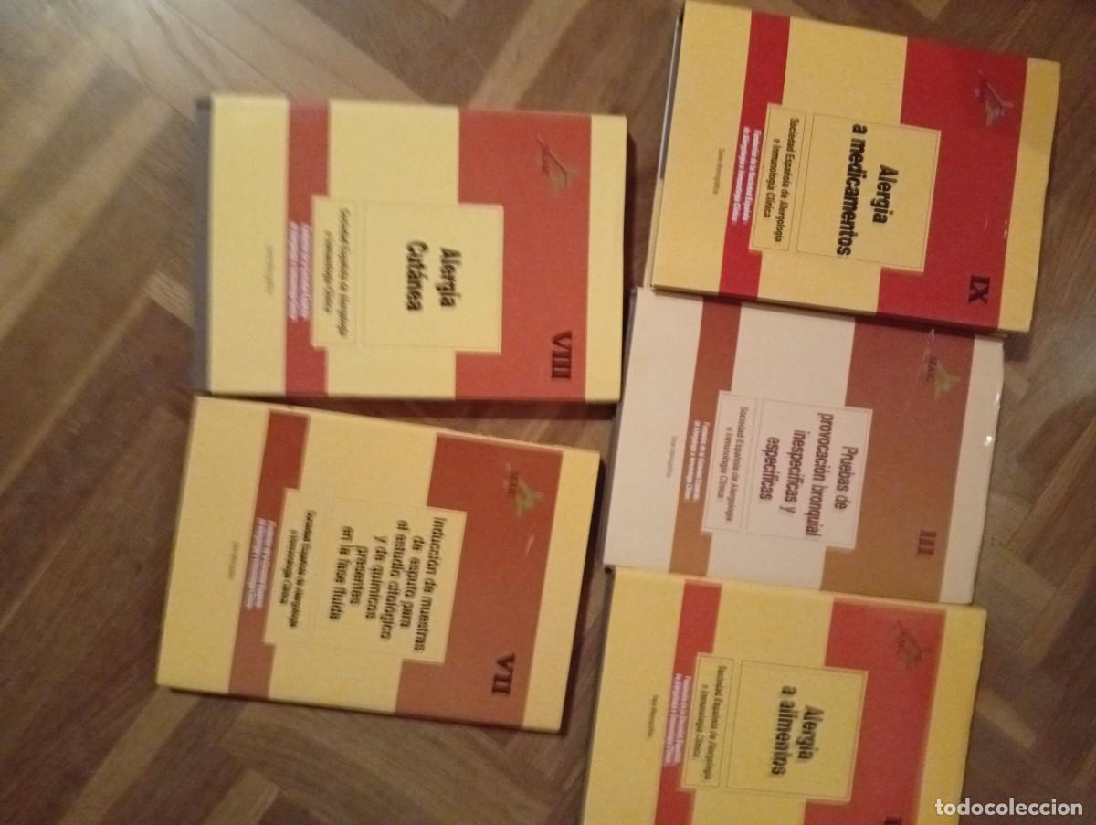 Libros antiguos: Lote 5 libros Alergolog&iacute;a e inmunolog&iacute;a clinica