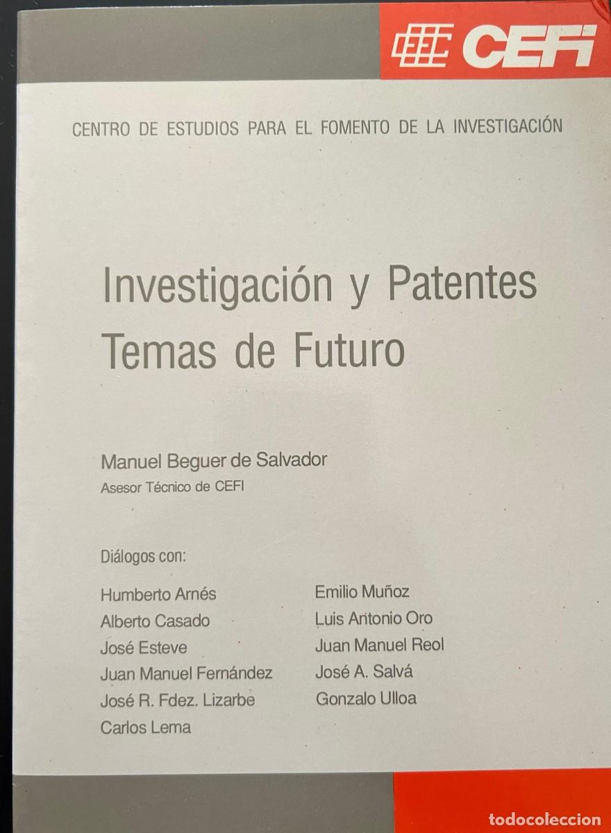 Libros antiguos: Investigaci&oacute;n y patentes