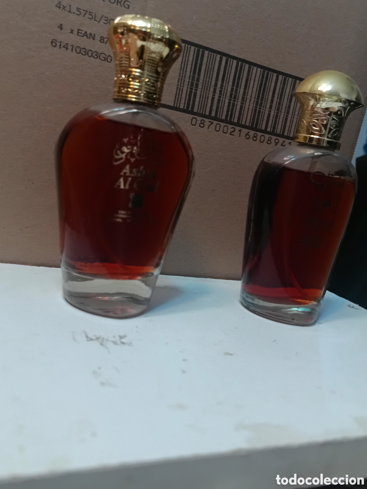 Libros antiguos: Perfume &aacute;rabe Asher Al frasco elegante