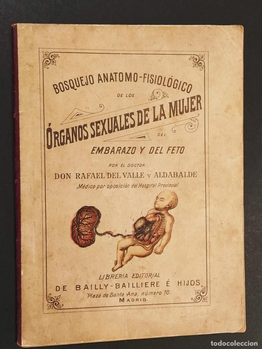 Libros antiguos: BOSQUEJO ANATOMO FISIOLOGICO DE LOS ORGANOS SEXUALES DE LA MUJER Y DEL FETO - HAY LO QUE SE VE