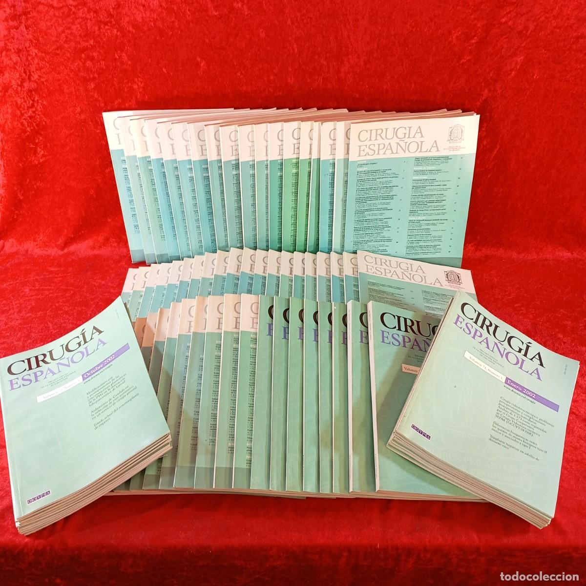 Libros antiguos: CIRUGIA ESPA&Ntilde;OLA - ORGANO OFICIAL DE LA ASOCIACION ESPA&Ntilde;OLA DE CIRUJANOS - 76 REVISTAS / 6075