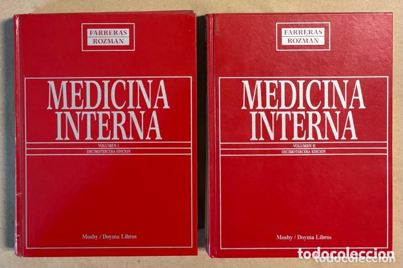 Libros antiguos: Medicina Interna Volumen 1 y 2, Obra Completa - Farreras, Rozman - Harcourt Brace