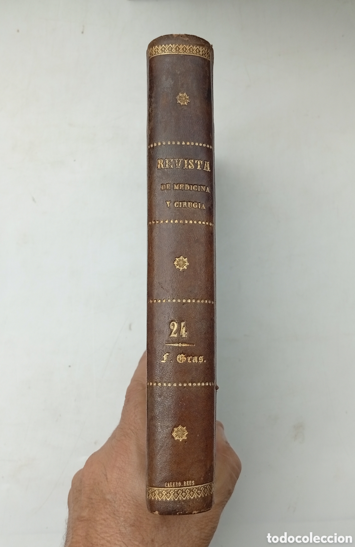 Livros antigos: Revista m&egrave;dica y cirug&iacute;a pr&aacute;ctica 1889