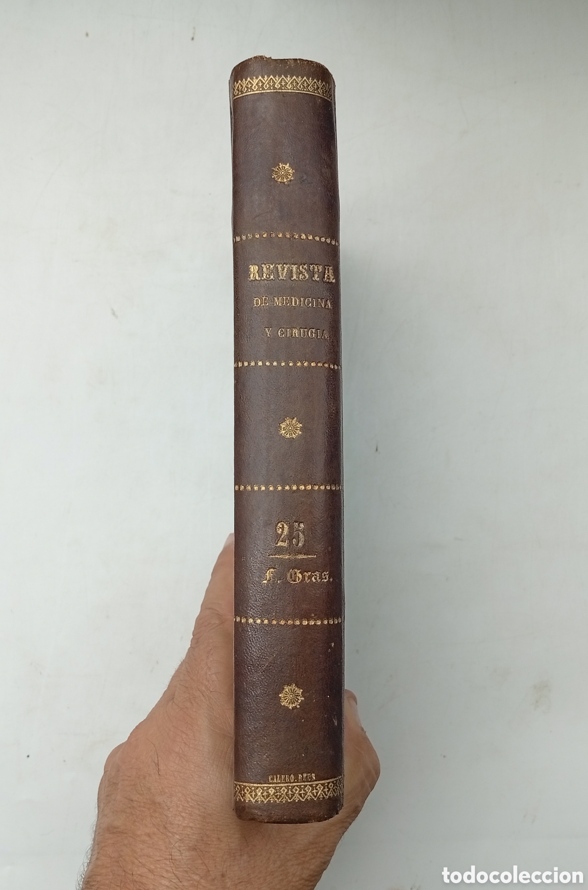 Livros antigos: Revista m&egrave;dica y cirug&iacute;a pr&aacute;ctica 1889