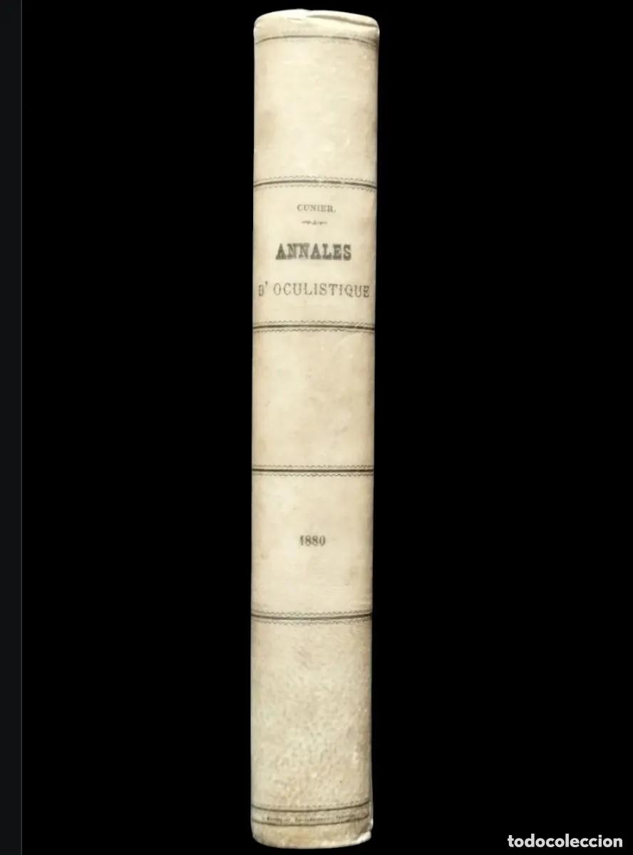 Libros antiguos: ANNALES D'OCULISTIQUE 1880 a&ntilde;o completo. Florent Cunier