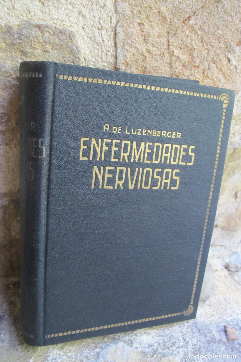Libros antiguos: TERAPEUTICA CLINICA DE LAS ENFERMEDADES NERVIOSAS. LUZENBERGER AUGUSTO DE