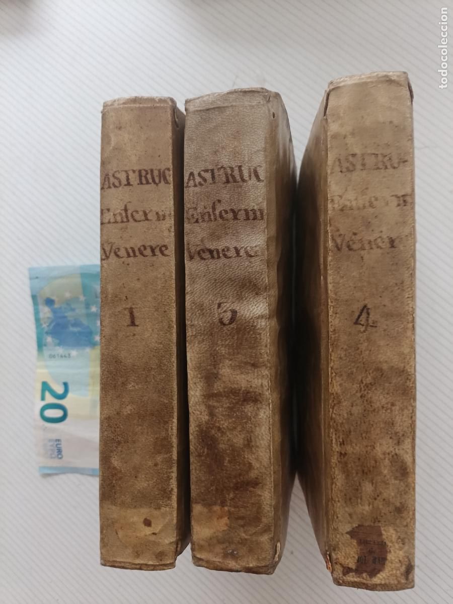 Libros antiguos: TRATADO DE LAS ENFERMEDADES VENEREAS ,MR. ASTRUC 1772 MADRID TOMOS 1,3 y 4