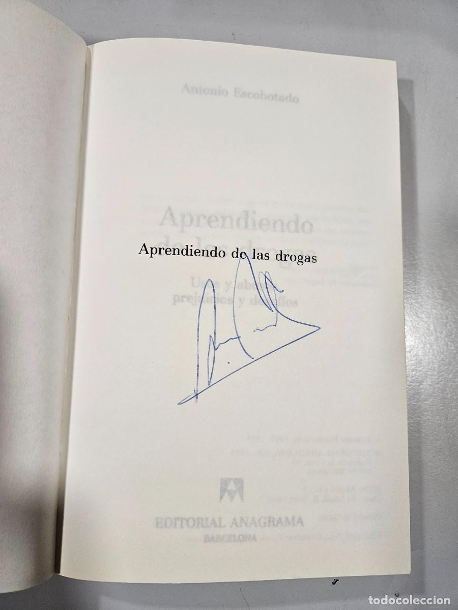 Libros antiguos: APRENDIENDO DE LAS DROGAS. USOS Y ABUSOS - Foto 2