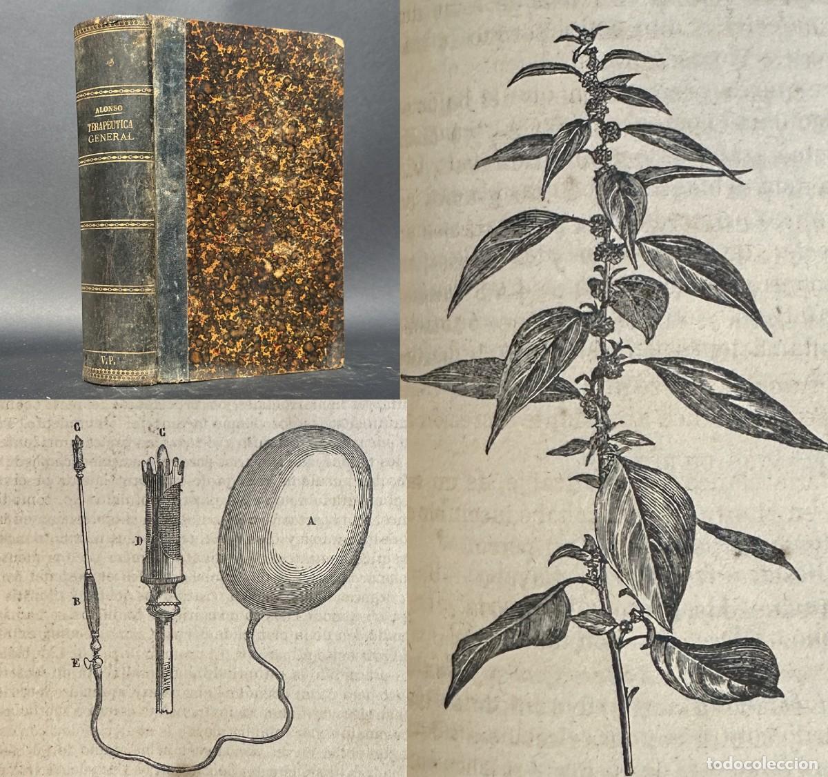 Antiquarische B&uuml;cher: A&Ntilde;O 1873 - COMPENDIO DE TERAPEUTICA GENERAL, MATERIA MEDICA Y ARTE DE RECETAR - MEDICINA - FARNACIA