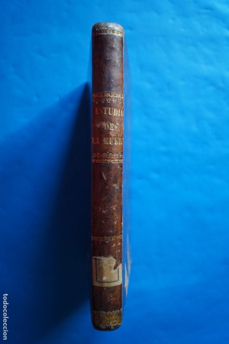 Libros antiguos: ESTUDIO SOBRE LA MUERTE . P. DEBREYNE. 1851
