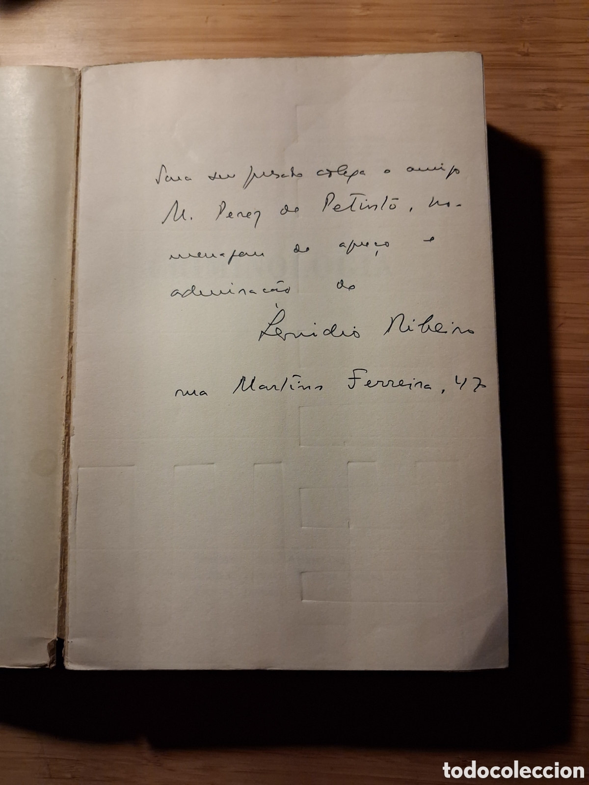 Libros antiguos: (brasile&ntilde;o) Criminolog&iacute;a tomo I - Leonidio Ribeiro (Sul Americana 1957) dedicatoria autografa