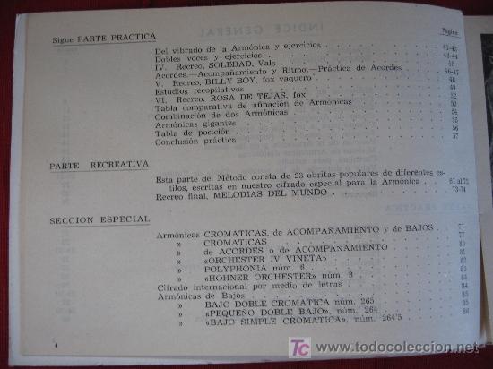 Libros antiguos: GRAN METODO DE ARMONICA - Foto 3