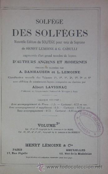 Libros antiguos: SOLFEO DE LOS SOLFEOS - 2 TOMOS - Foto 3