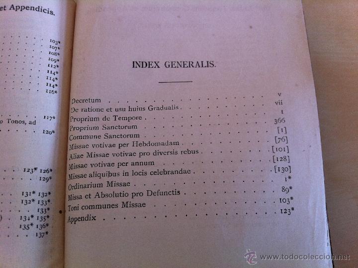 Libros antiguos: GRADUALE SACROSANCTAE ROMANAE ECCLESIAE DE TEMPORE ET DE SANCTIS. ROMAE, TORNACI. 1908 - Foto 23 - 39214240