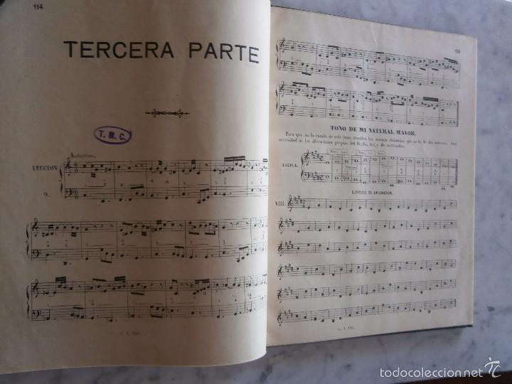 Libros antiguos: metodo de solfeo more y gil tercera parte - Foto 2