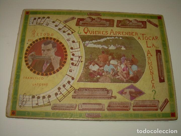 Libros antiguos: QUIERES APRENDER A TOCAR LA ARMONICA.....A&Ntilde;O 1.944 - Foto 1