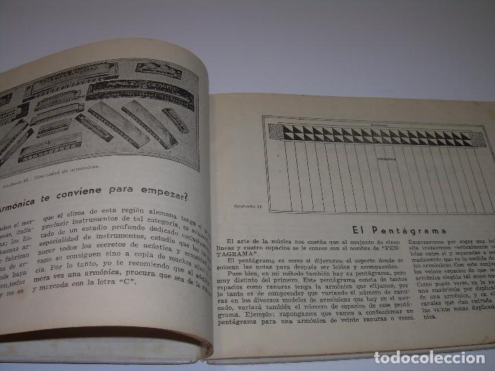 Libros antiguos: QUIERES APRENDER A TOCAR LA ARMONICA.....A&Ntilde;O 1.944 - Foto 6