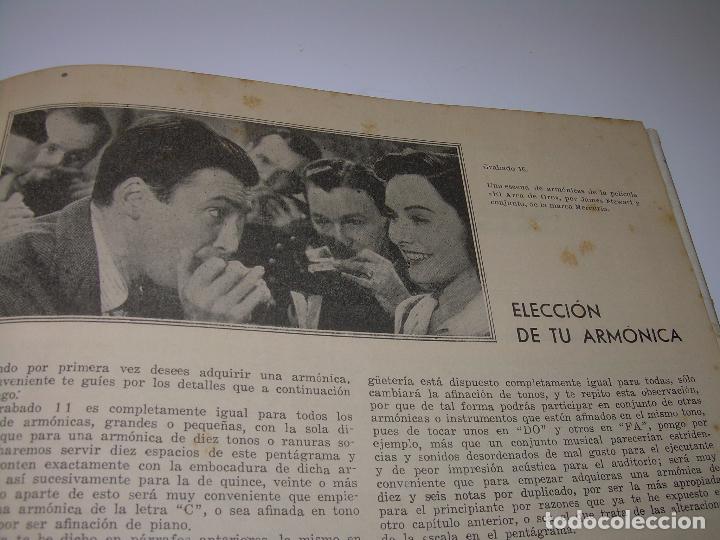 Libros antiguos: QUIERES APRENDER A TOCAR LA ARMONICA.....A&Ntilde;O 1.944 - Foto 7