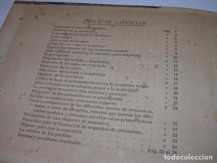 Libros antiguos: QUIERES APRENDER A TOCAR LA ARMONICA.....A&Ntilde;O 1.944 - Foto 11