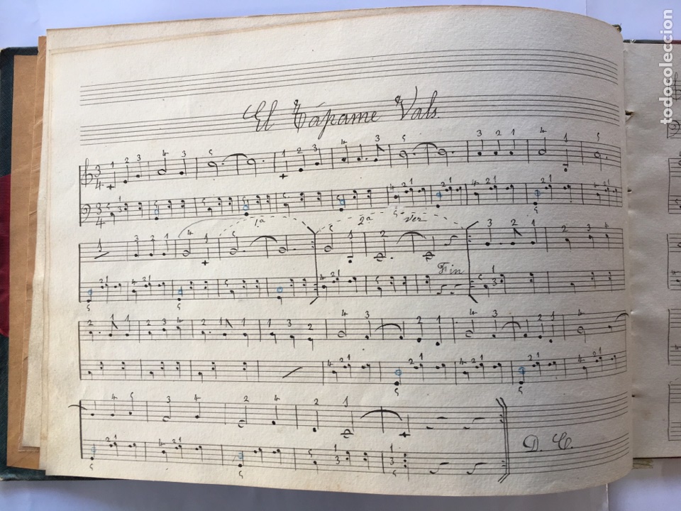 Libros antiguos: Cuaderno/Musical.-(h.1920) - Foto 3