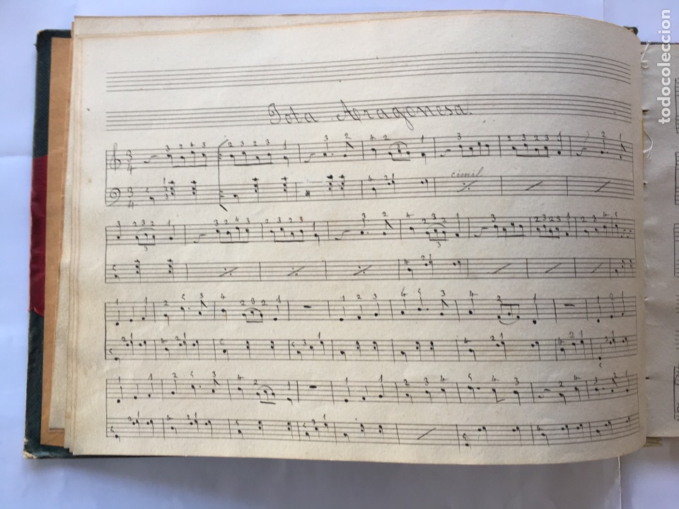Libros antiguos: Cuaderno/Musical.-(h.1920) - Foto 4