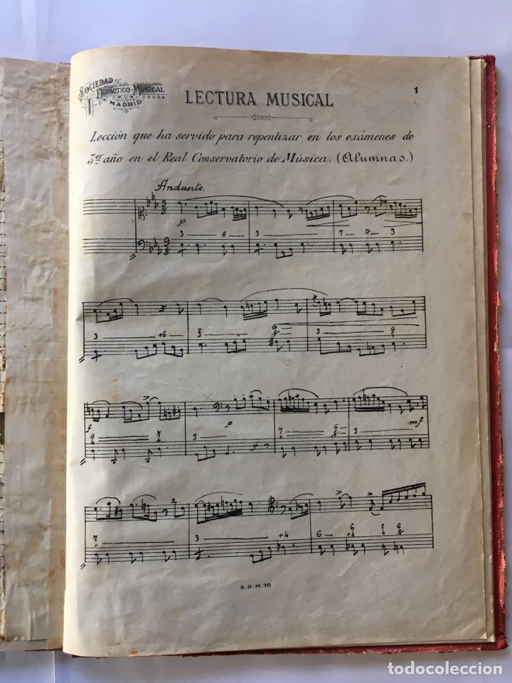 Libros antiguos: M&eacute;todo de Solfeo.-(h.1920) - Foto 3