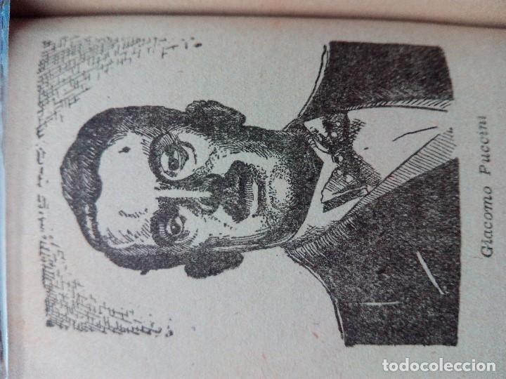 Libros antiguos: Libro de &oacute;pera de A&iacute;da - Rigoletto y Tosca de Verdi. - Foto 3