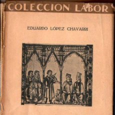 Libros antiguos: LÓPEZ CHAVARRI : MÚSICA POPULAR ESPAÑOLA (LABOR, 1927). Lote 94943955